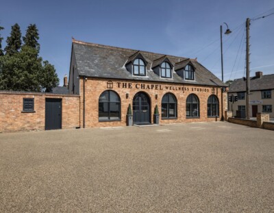 The exterior of the Chapel wellness studios private personal training gym