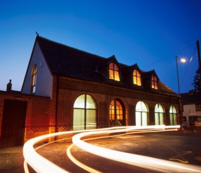 The exterior of The Chapel, 61 Watling street, the offices of Sutton Motorsport Images.
The Chapel
61 Watling Street
Towcester
Northants NN12 6AG